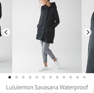 Lululemon Savasana Rain Coat size 8